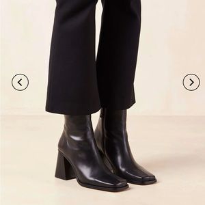 Alohas South - Black Leather Boots - size 38